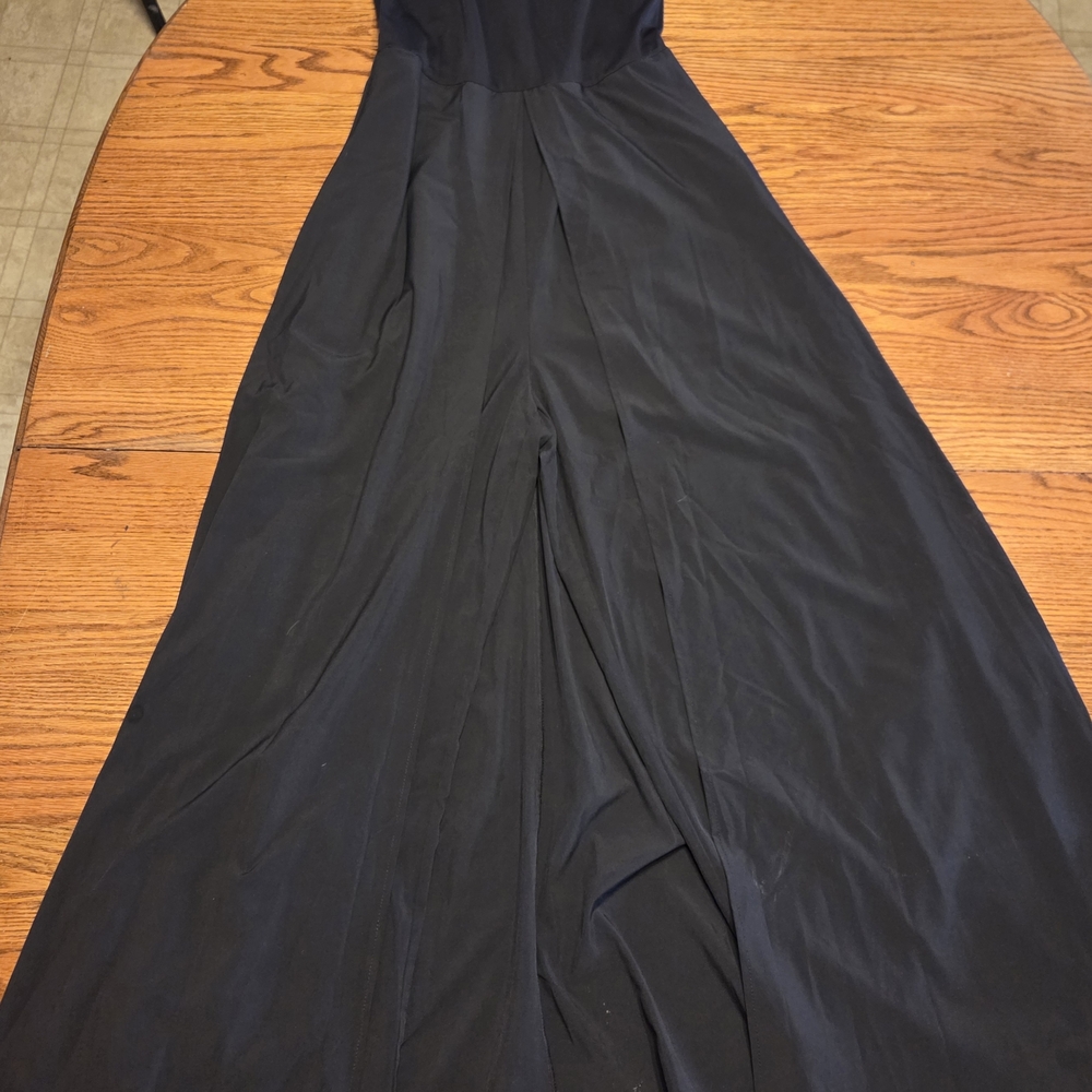 HALARA Black Boot Cut & Flare Jumpsuit